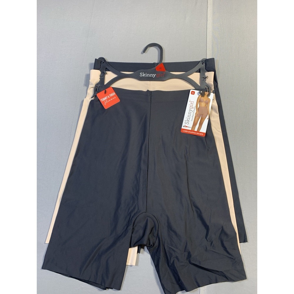 Skinnygirl 3 pk SG7131 Sz M Laser Shaping Shorts High Waist Tummy Thigh Slimmer
